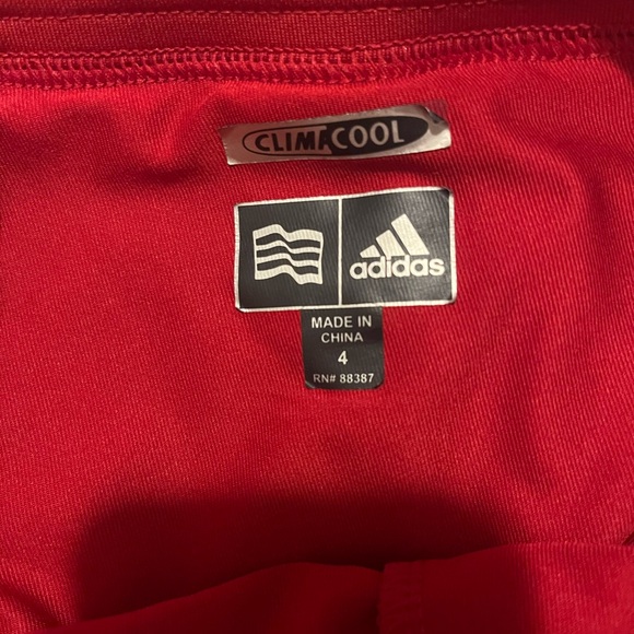 Red Adidas Sport skirt - Picture 3 of 3